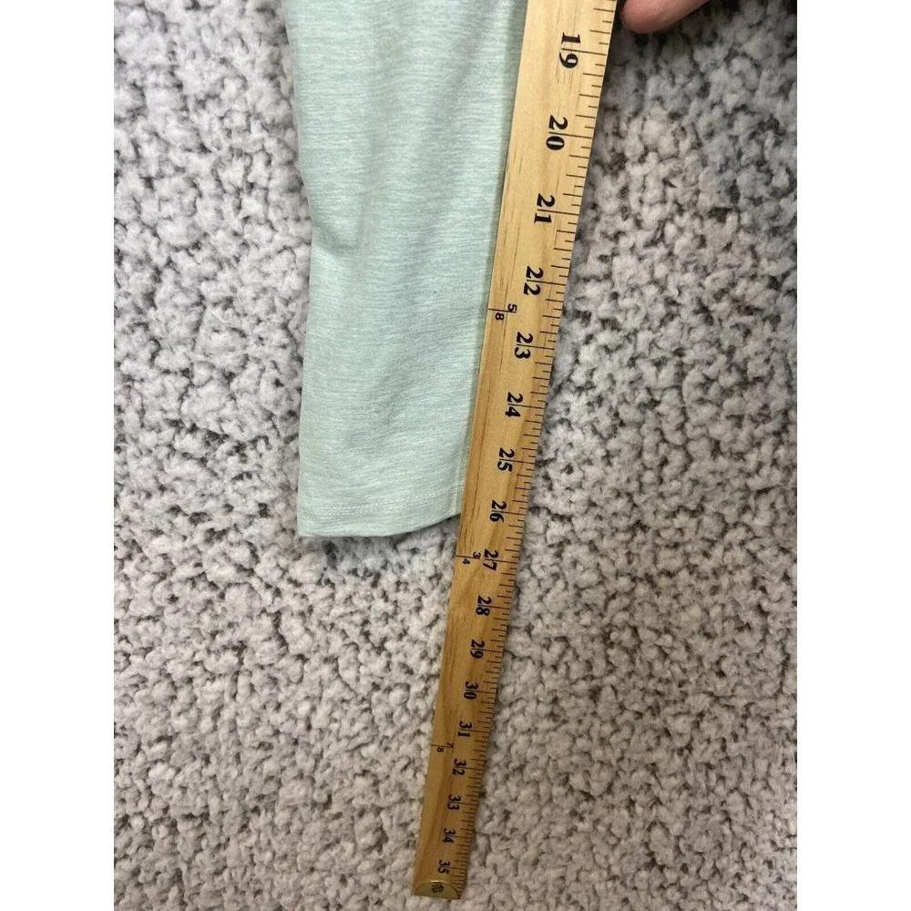 Light green leggings two tone top accent women's size Small - Picture 5 of 9